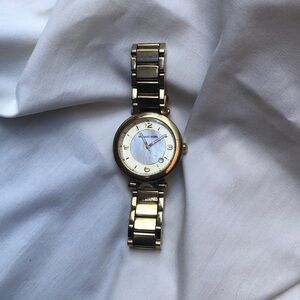Michael Kors well used gold pearl watch